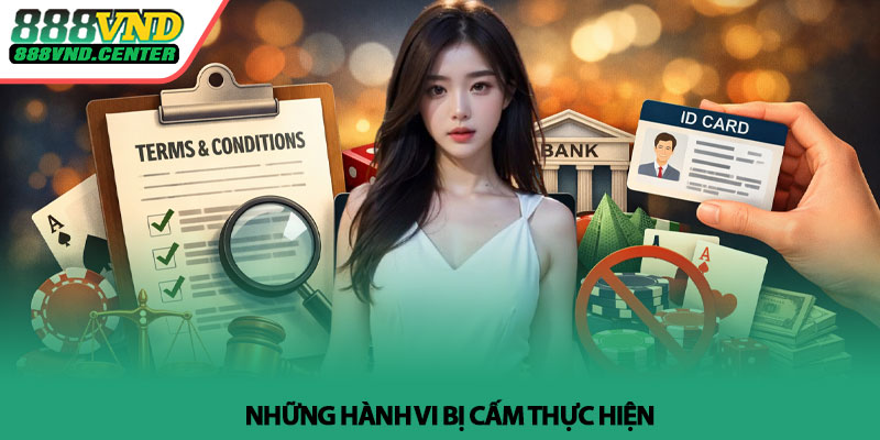 Điều khoản điều kiện 888VND – Quy định cần biết khi chơi 3 Những hành vi bị cấm thực hiện